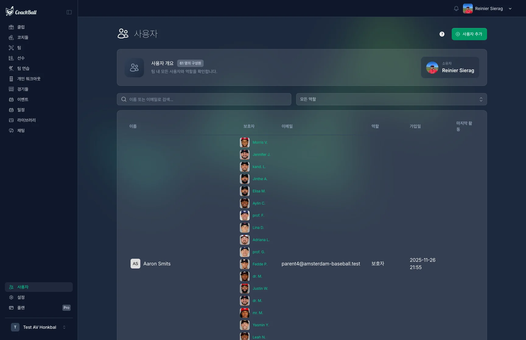 멤버 개요