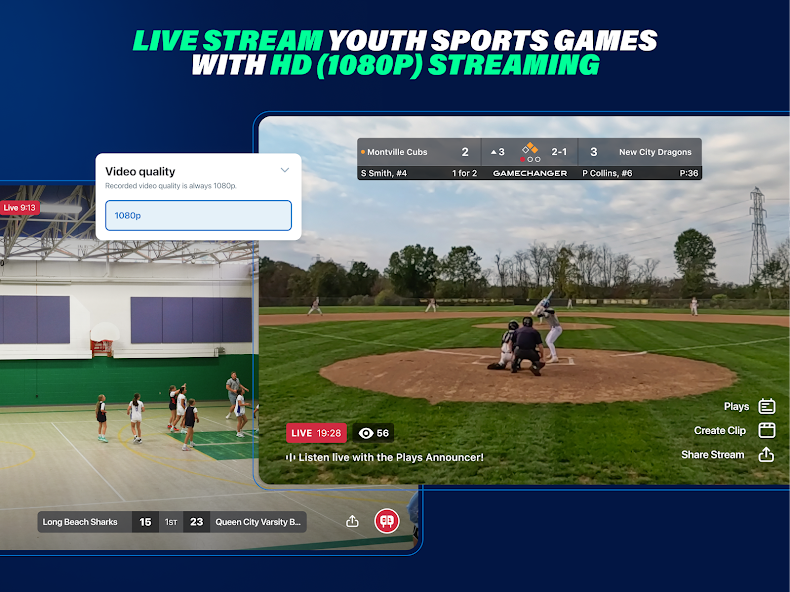 GameChanger interface preview one