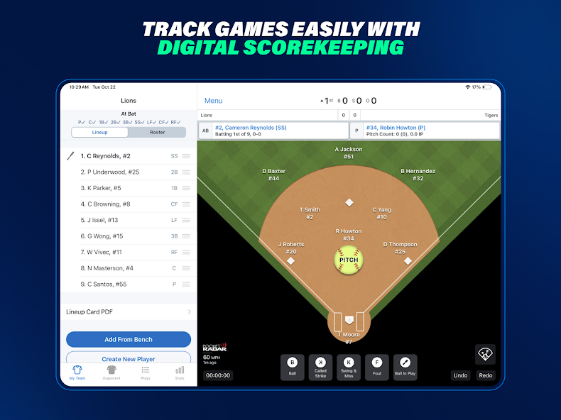 GameChanger interface preview three