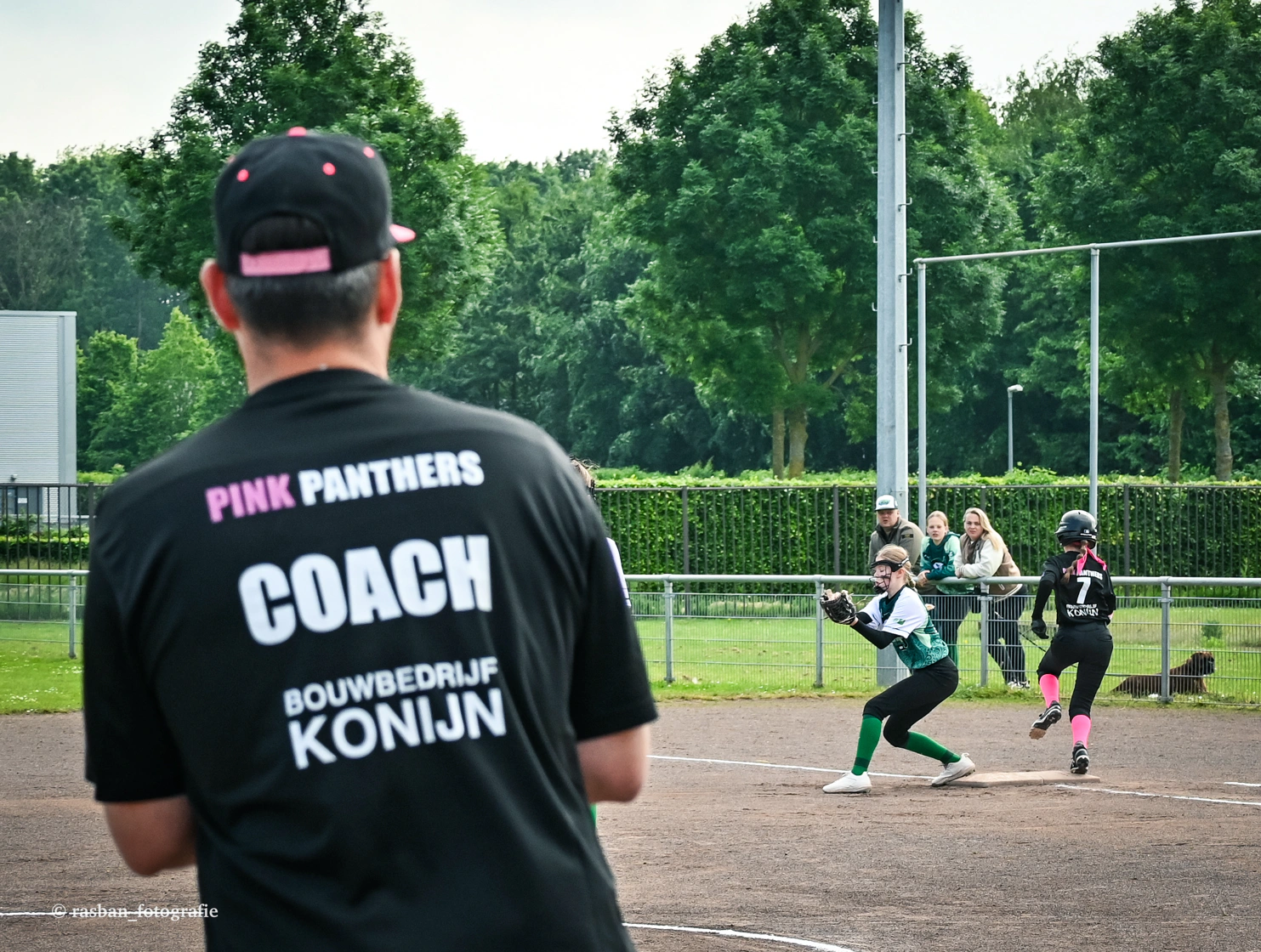 Youth baseball game on a sunny Texas field